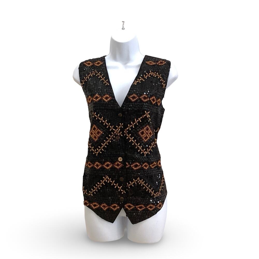 Sandy Starkman Sequin Vest